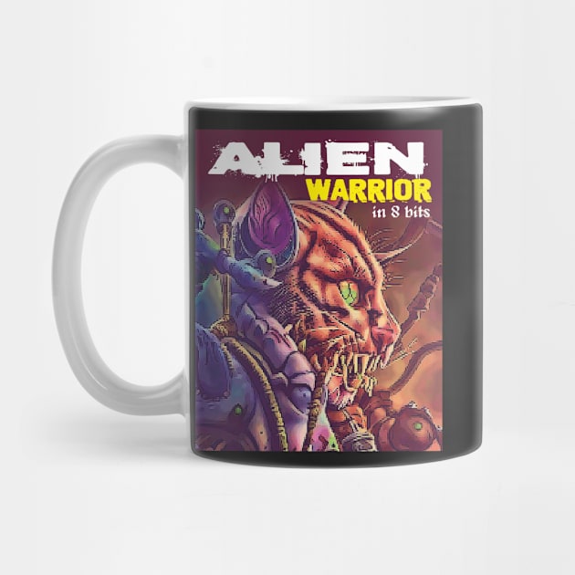 ALIEN WARRIOR in 8 bits by kokonft